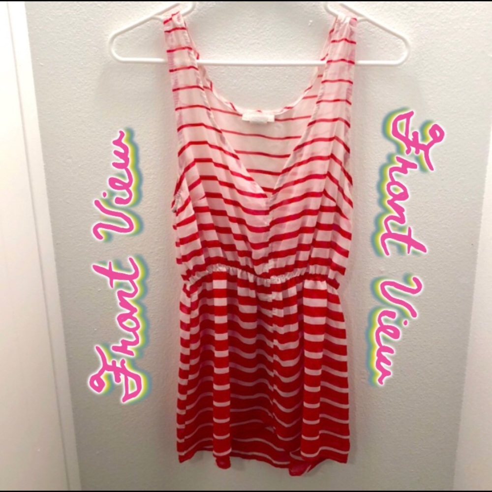 Lipslide striped tank